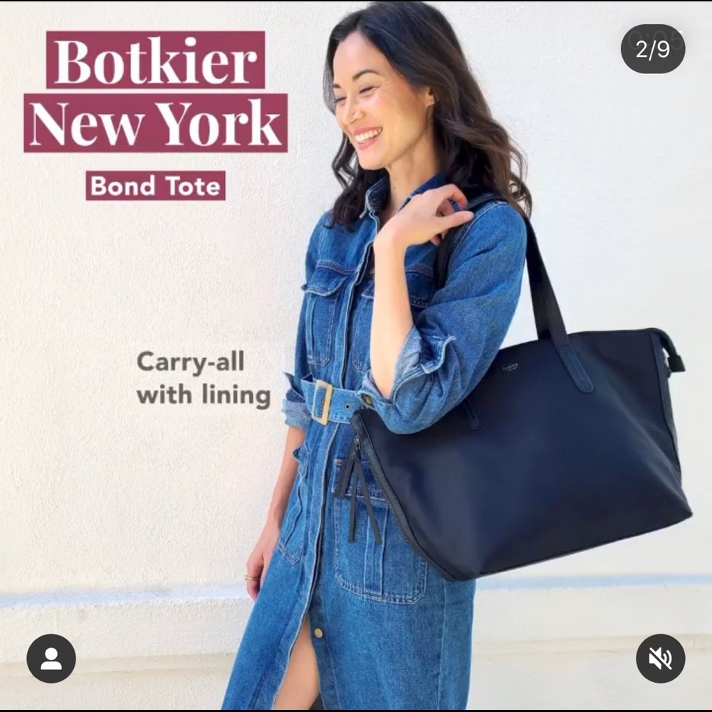 NWT Botkier Black Tote